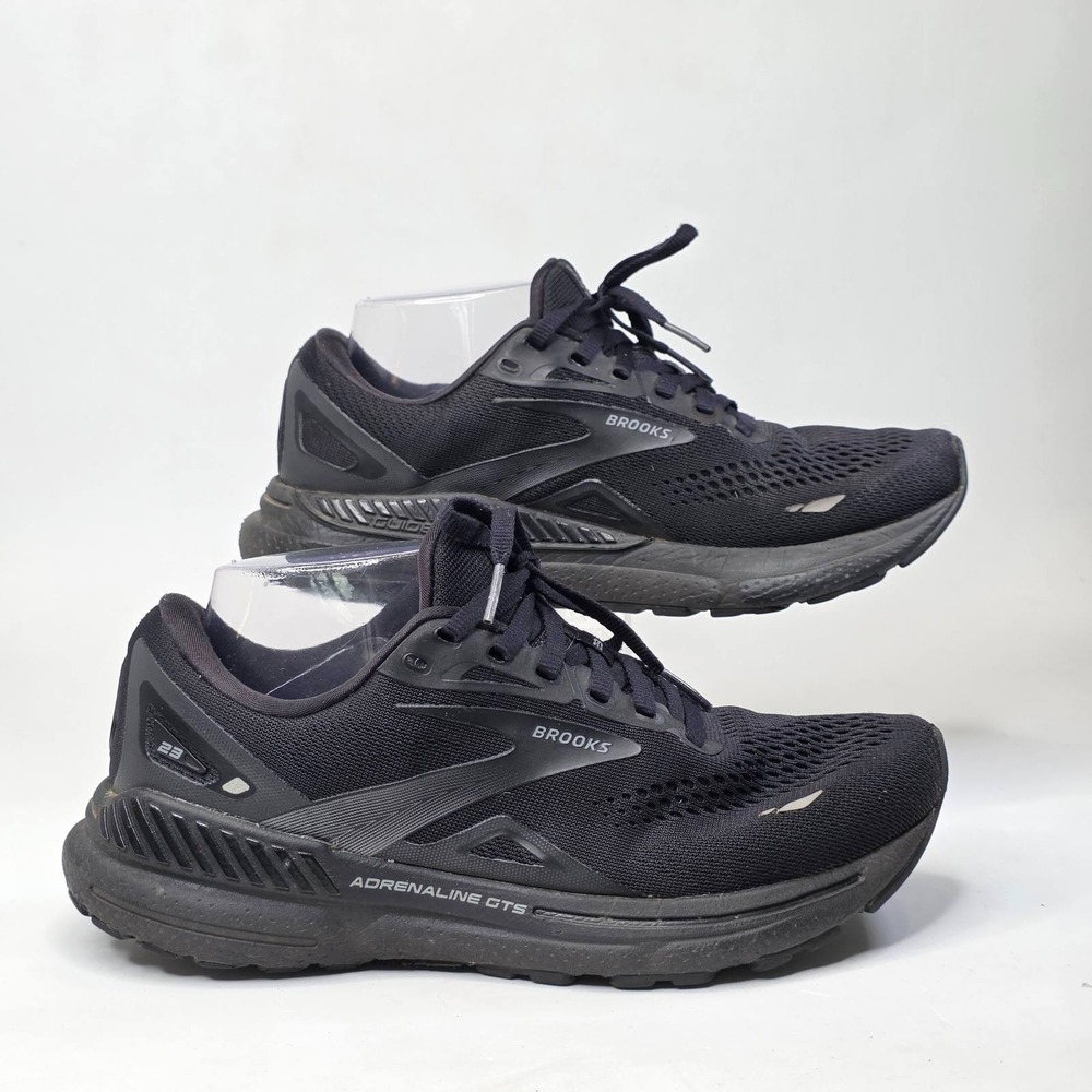 Brooks Adrenaline GTS‎ 23 Women's Size 8 D Black Athletic Running Shoes Sneakers